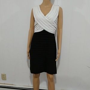Dressbarn Collection Black & White Dress Size 12